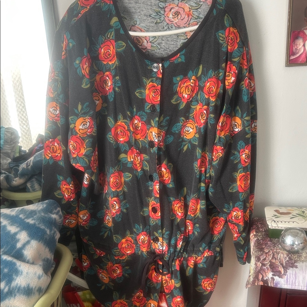 Floral Button-Up top
